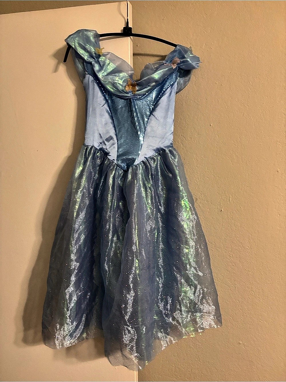 Disney Cinderella Deluxe Costume Dress Blue Formal Dress